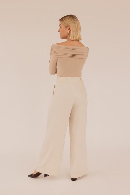 Spodnie Veneto Petite Light Beige